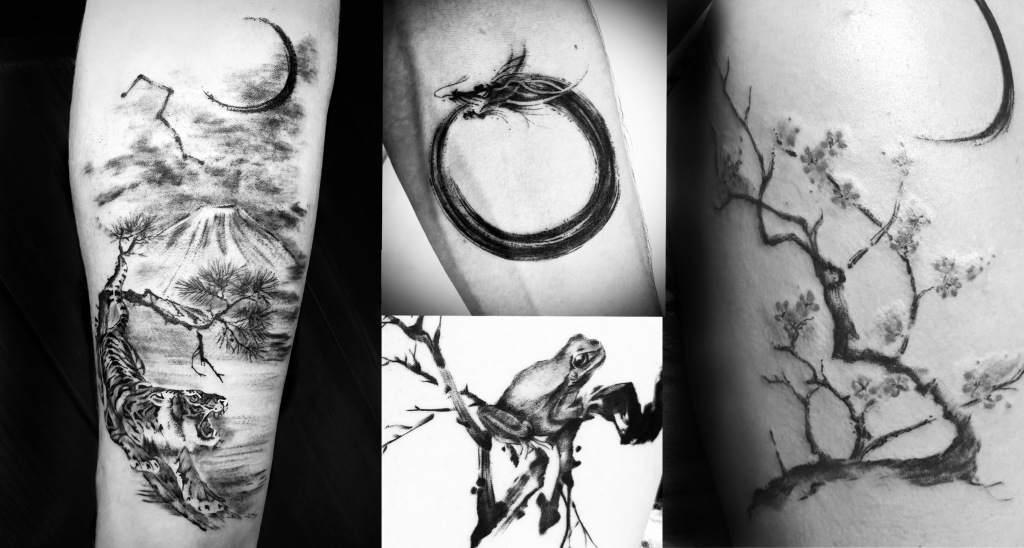 墨絵美術 Sumie Tattoo Art Sumie Tattoo Art 墨絵美術